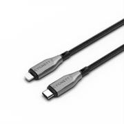 Cygnett Armoured Gen2 Lightning To USB-C Cable 1m Black