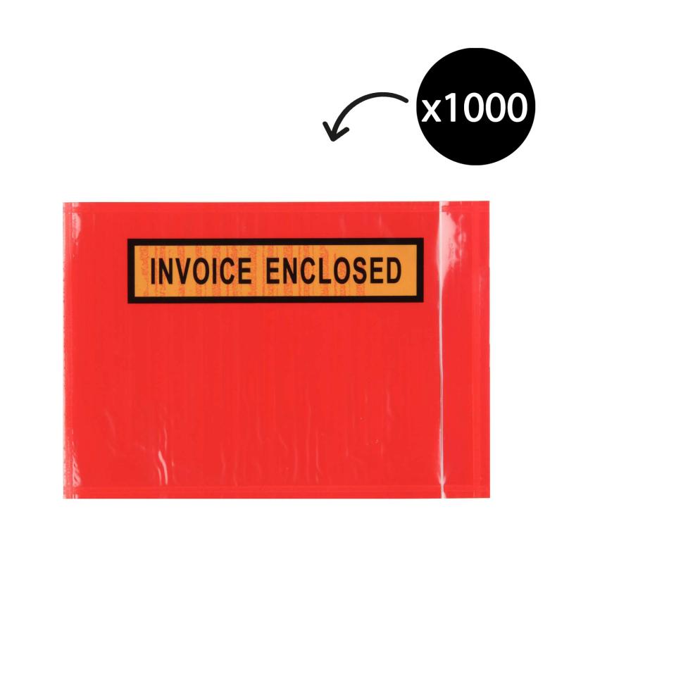 Polycell Self Adhesive Pack Envelope 165mm x 115mm Red Carton 1000