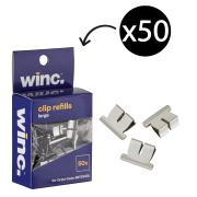 Winc Clip Refills Large Stainless Steel Box 50
