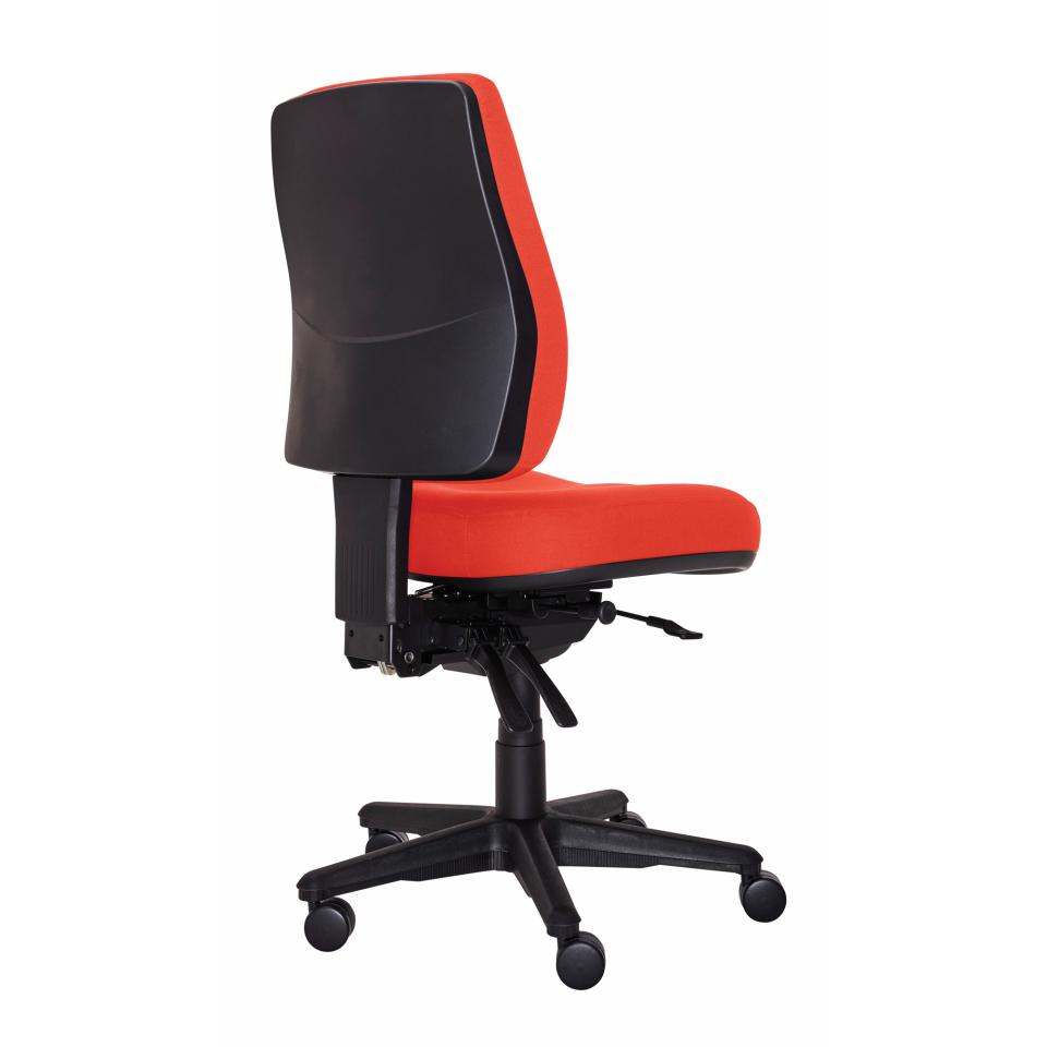 Buro Roma Chair 3 Lever High Back In Jett Fabric | Winc