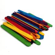 Arbee Wood Craft Pop Sticks Multicolour 1000pc