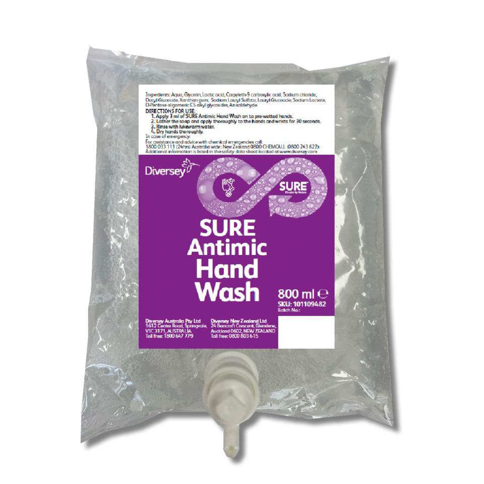 Diversey Sure Antimic Hand Wash 800ml