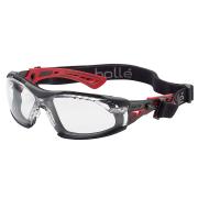 Bolle 1662301fb Rush Plus Safety Spectacles Clear With Gasket & Strap