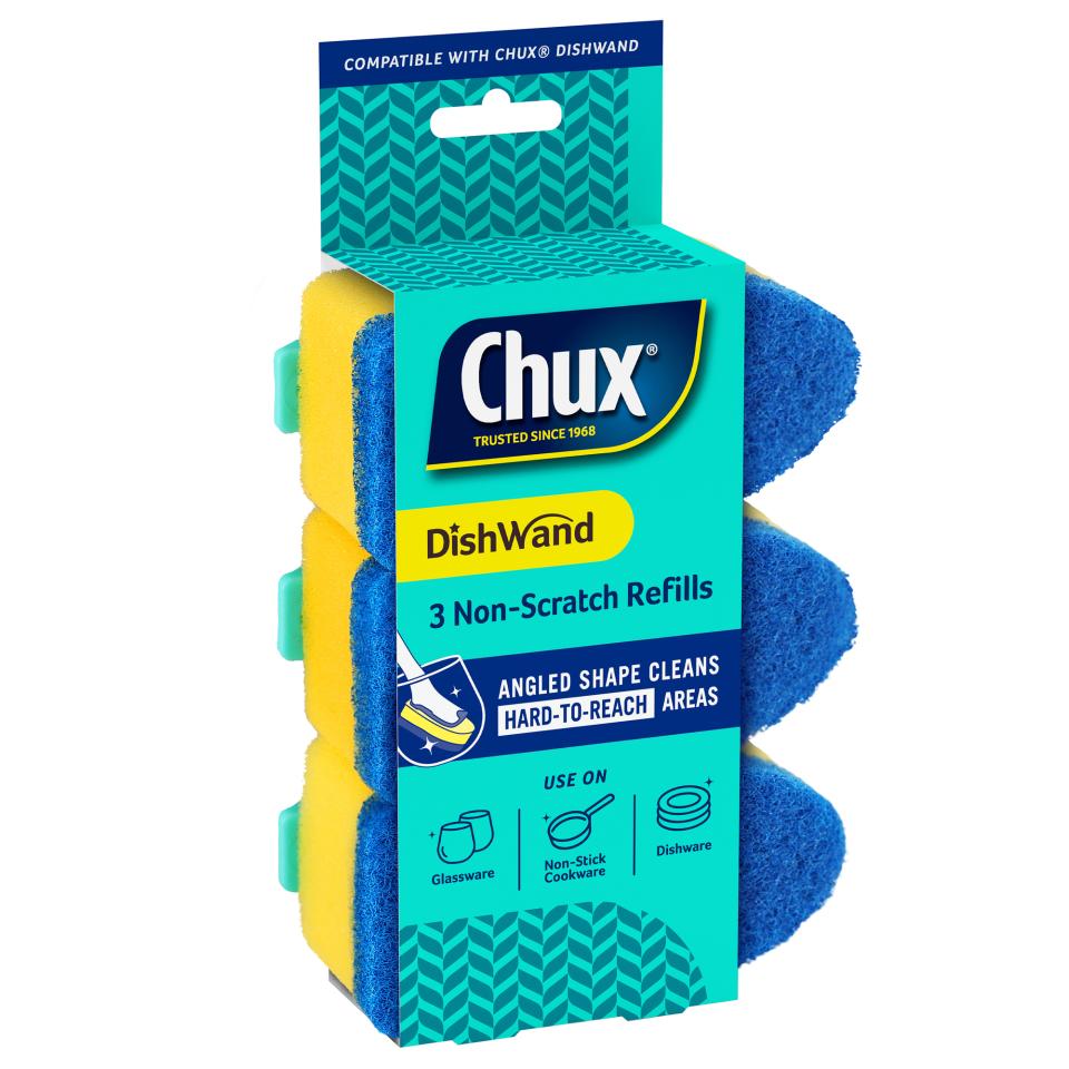 Chux Dishwand Non Scratch Refills Pkt3 Image