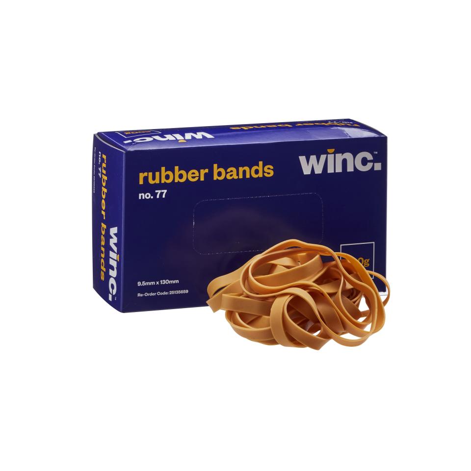 Winc Rubber Bands No. 77 500g