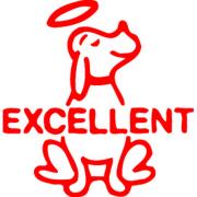 X-Stamper 'Excellent' Dog Self-Inking Stamp With Red Ink