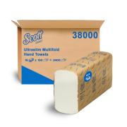 Scott Essential Ultraslim Paper Hand Towels 38000 16 Packs 2400 Total