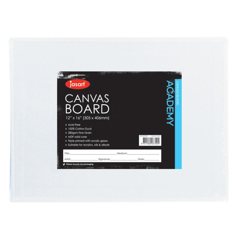 Jasart Academy Canvas Board 12 X 16 Inch Image