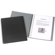 Marbig Display Book A4 Non-Refillable 30 Pocket Twin Wire Black