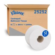 Kleenex Centrepull Toilet Paper 25252 2 Ply 12 Rolls 3000m