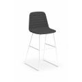 Thumbnail image of OLG Sofia Barstool with Sled Powdercoated Base Seat Height 420mm Upholstered Fabric
