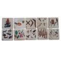 Thumbnail image of Timber Kids Aboriginal Easy-as-123 Timber Number Learning Tiles 12cm