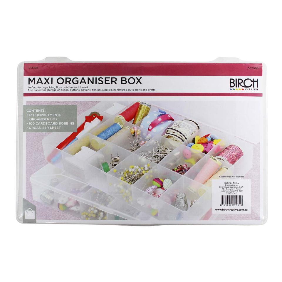 Birch Creative Floss Organiser Maxi Clear | Winc