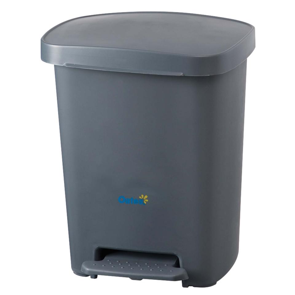 Oates Bb-30Pgy Pedal Bin Grey 30L