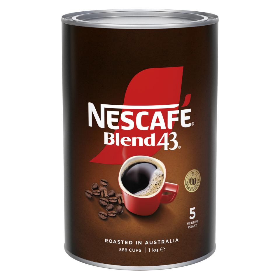 Nescafe Blend 43 Instant Coffee Tin 1kg Image