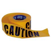 Paramount Safety Barricade Tape Yellow With Caution 100mx75mm