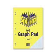Spirax 801 A4 Graph Pad 1mm Squares 25 Leaf
