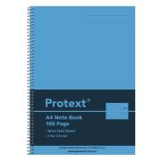 Protext Nb2000Blue A4 100 Pages Spiral Binding Polypropylene Blue
