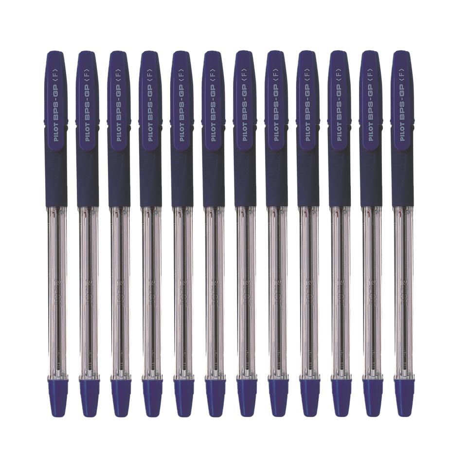 Pilot BPS-GP Supergrip Ballpoint Pen Fine 0.7mm Blue Box 12 | Winc