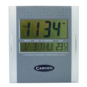 Carven Digital Square Clock Silver