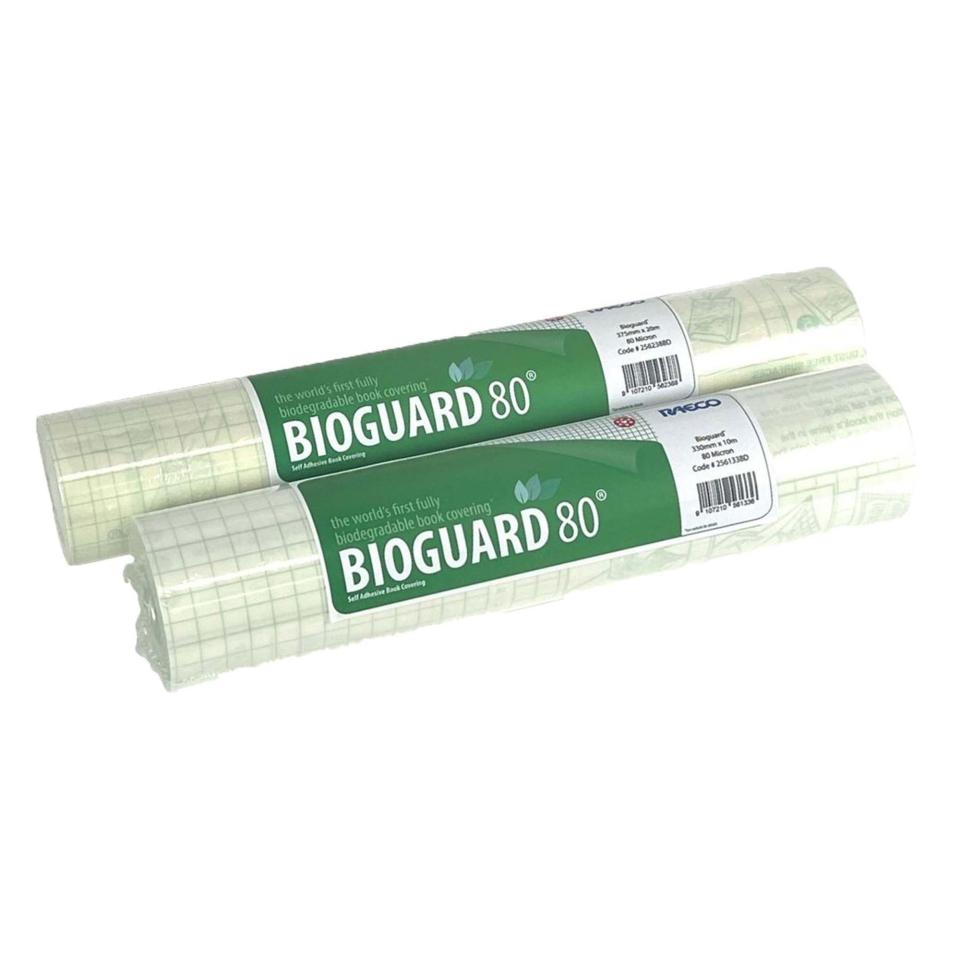 Raeco Bioguard 80 Biodegradable Book Covering 80 Micron 375mm x 10M