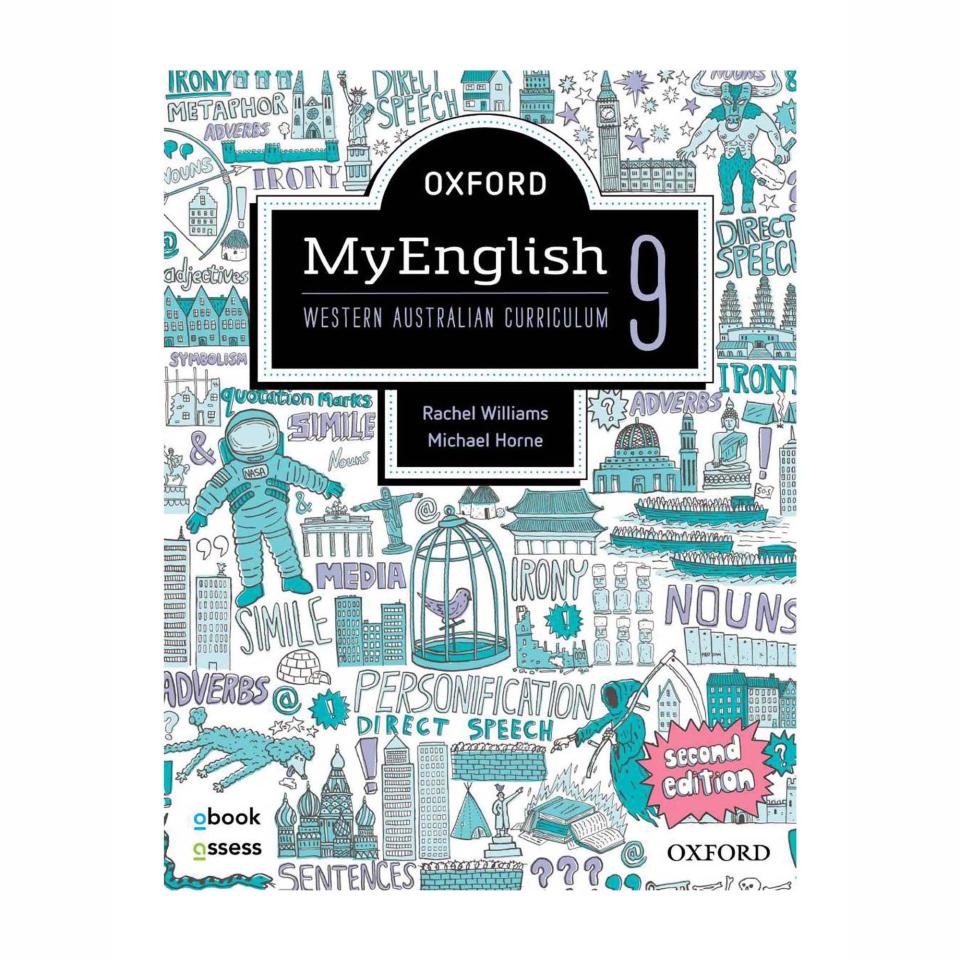 Oxford Myenglish 9 WA Student Book + Obook Assess Rachel Williams Et Al 2nd Ed