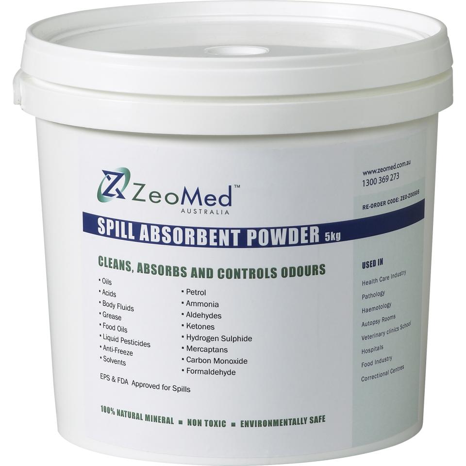 Zeomed Spill Absorbent Powder 5kg Tub