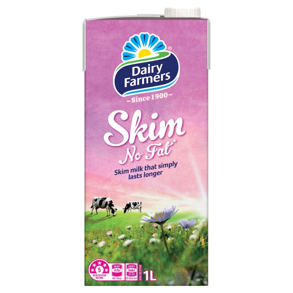 Dairy Farmers UHT Skim Milk 1L