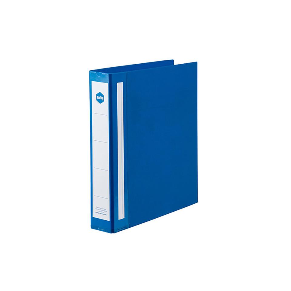 Marbig Enviro Wide Capacity Deluxe Binder A4 2 D Ring 38mm Blue