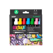 Kent Urban Acrylic Paint Marker Classic Set Of 8