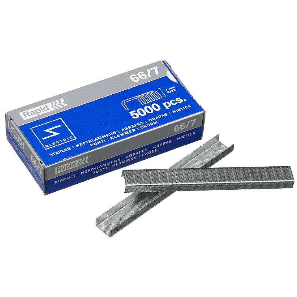 Rapid No. 66/7 Electric Staples Box 5000 Winc