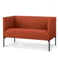 Thumbnail image of Jonas Ihreborn Talk Sofa Low back 1 Seater Armchair with Black Frame Warwick Beachcomber Terracotta