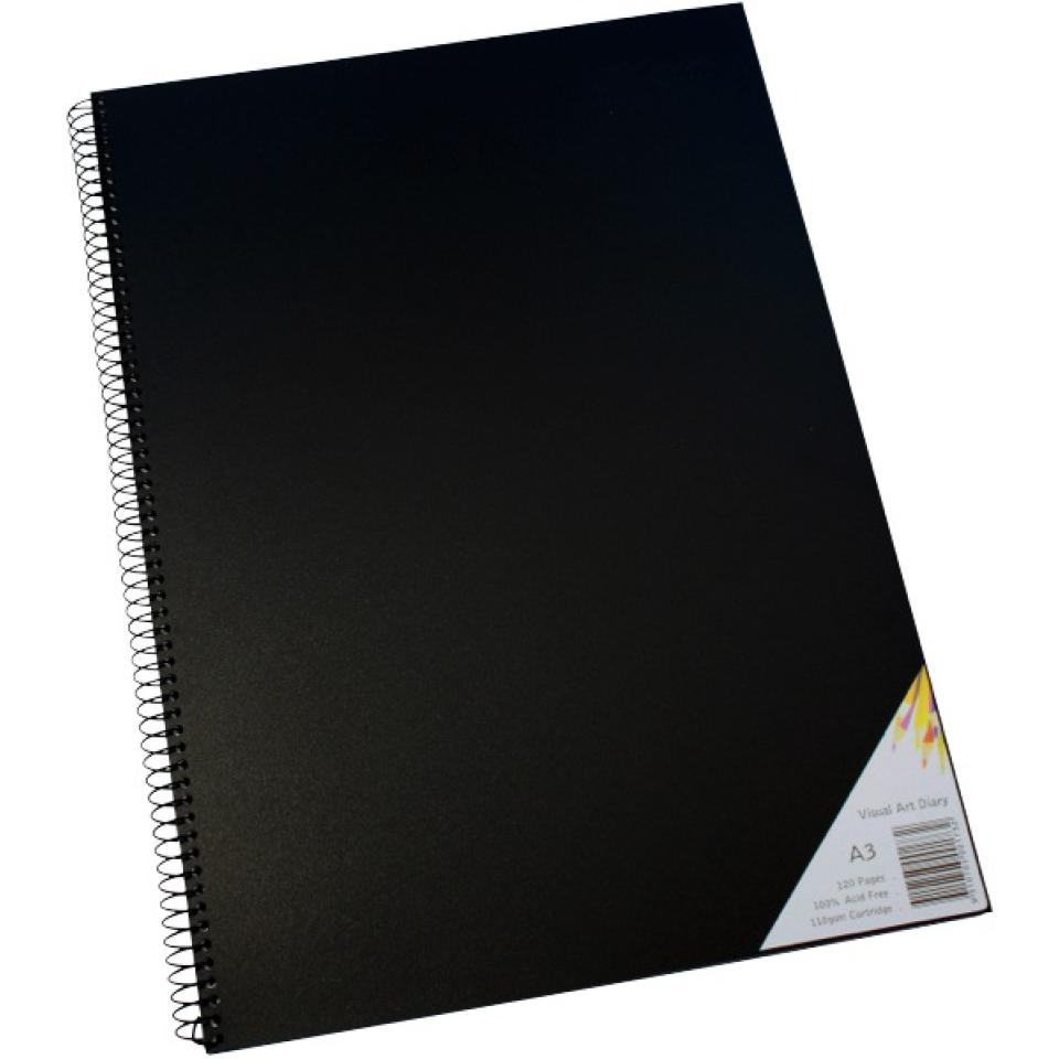 Quill A3 Visual Art Diary 110gsm 120 Page