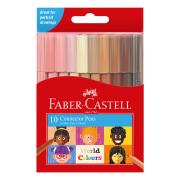 Faber-castell Connector Pens World Colours Pack 10