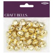 Arbee Craft Folley Bells 18mm Gold 25 Packet