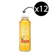 Wild One Organic Juice Apple  360ml Glass Carton 12