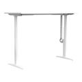 Thumbnail image of Buro Altri Height Adjustable Single Desk 1800(W)x750(D)x630-1280(H)mm Square Leg in White