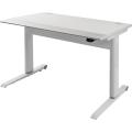 Thumbnail image of Visionchart Airo Height Adjustable Desk Aluminium Shark Nose Edge 1200W x 700D x 700-1130Hmm White