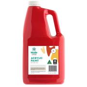 Made by Mandura Acrylic Paint Non Toxic 2L Red