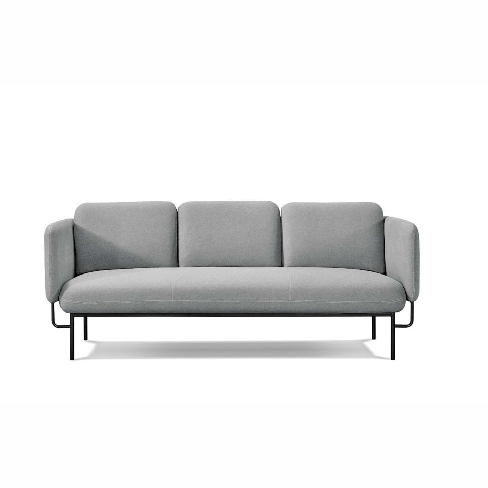 Capri 3 Seater Lounge Light Grey Image
