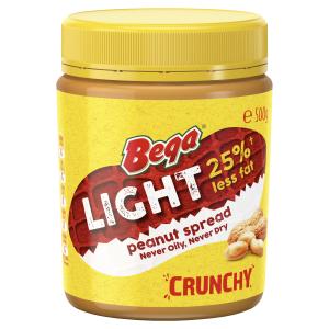 peanut butter light bega smooth 500g crunchy jar winc woolworths australia