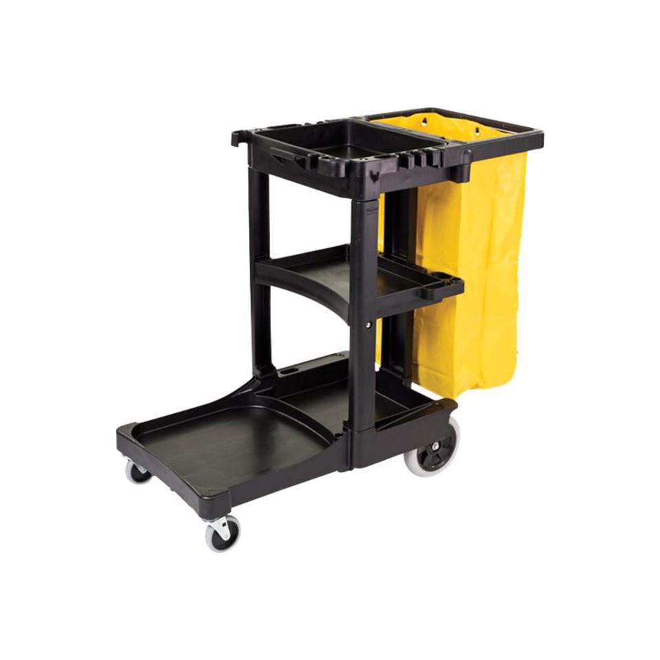 Rubbermaid Commercial Traditional Janitorial Cleaning Cart with