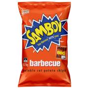 Samboy Chips Barbeque 175g Pkt