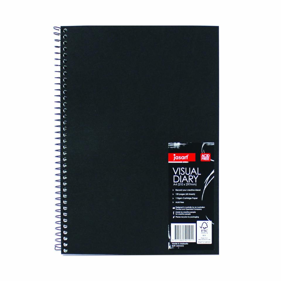 Jasart Single Wire Visual Diary A4 110gsm120 Pages Image