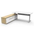 Thumbnail image of Rapidline Boost Plus Executive Height Adjustable Workstation Left Hand Configuration with Modesty Panel 1800mm(W) X 900mm(D)