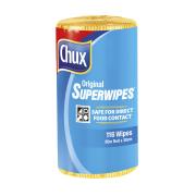 Chux 9316Y Original Superwipes Perforated Roll Yellow 65m