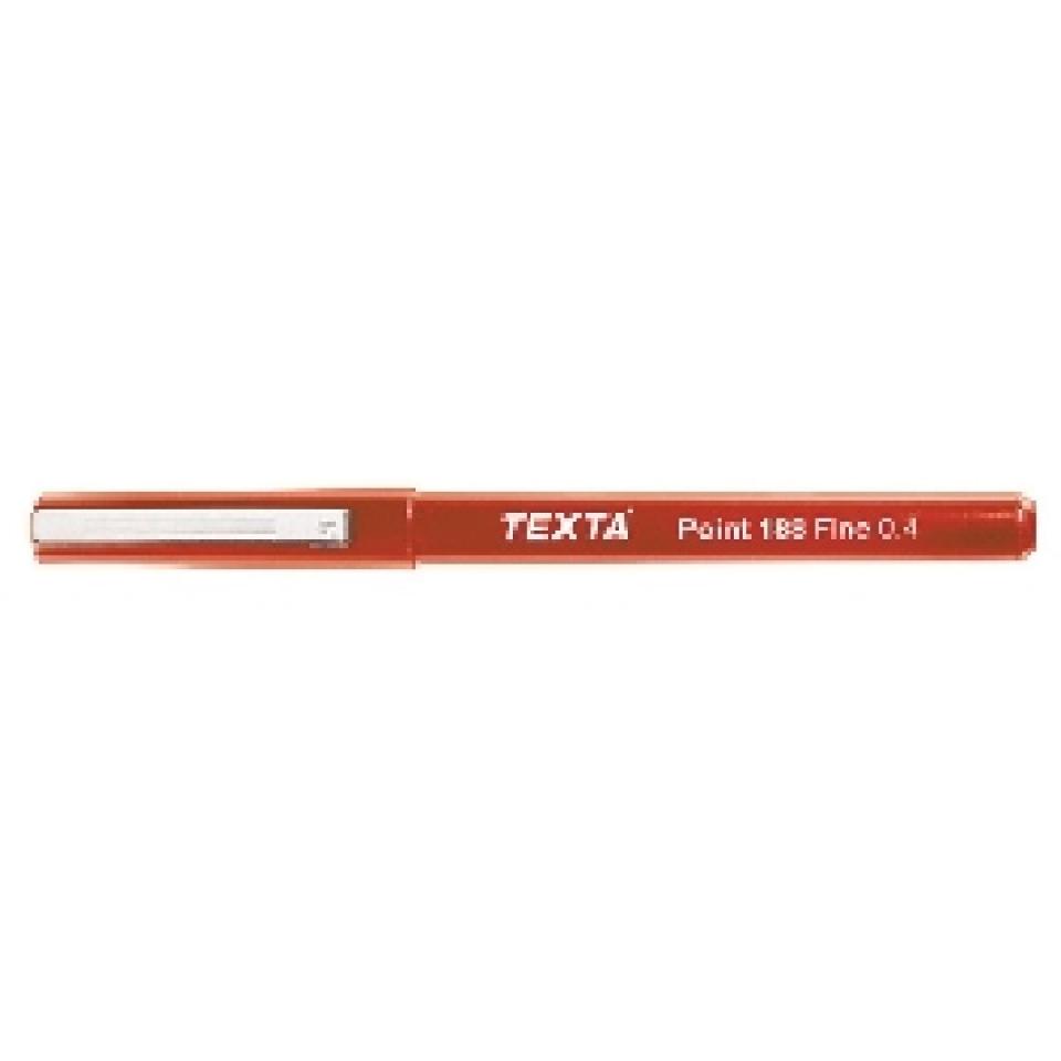 Texta Point 188 Fineliner 0.4mm Red