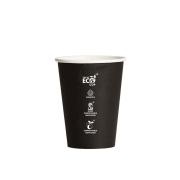 Truly Eco Single Wall Coffee Cup Black 12oz Pack 50