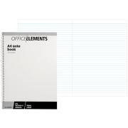 Office Elements Notebook A4 Spiral Bound 120 Page Pack 10