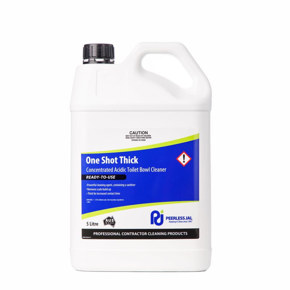 Peerless Jal Onshth5 One Shot Thick Toilet Bowl Cleaner 5 Litre Each Image